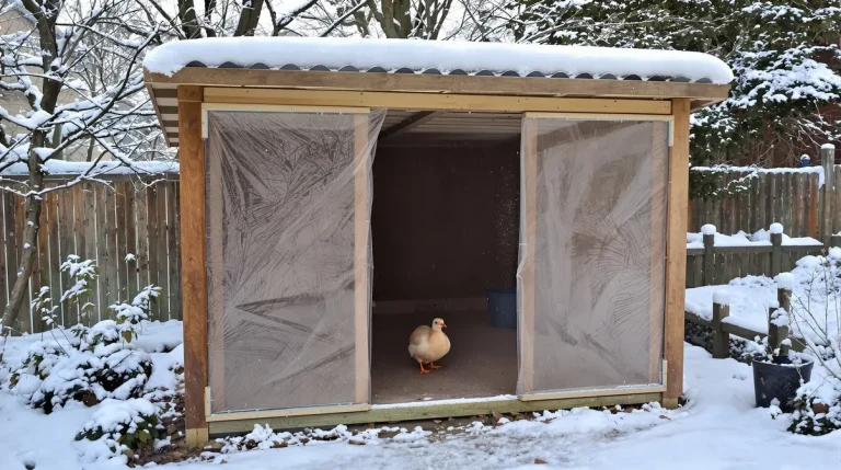 Pourquoi de plus en plus d’éleveurs installent un rideau dans leur poulailler en hiver, et ce que ça change vraiment pour les œufs